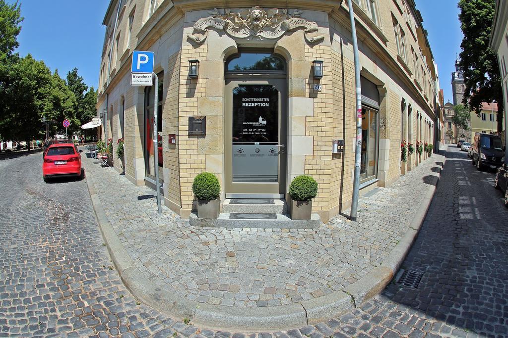 Schottennester Schlafen An Der Kraemerbruecke Erfurt Exteriér fotografie